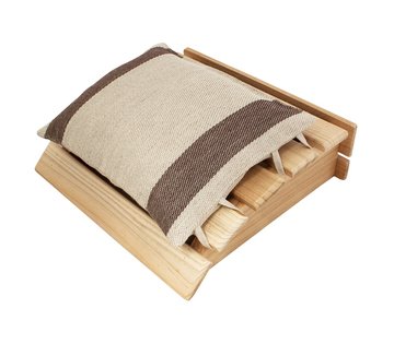 EMENDO - opěrka hlavy a lněný saunový polštář