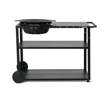 Muurikka letní kuchyňský vozík pro plynový hořák, GAS 58, černý