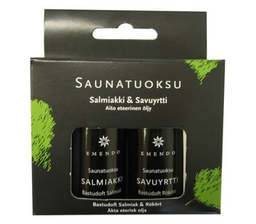 EMENDO - Saunové aroma, salmiac & smoky herb 2 x10ml  