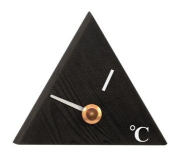 OPA LUMO Teploměr Triangl, černý 