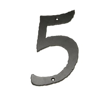 Pisla - domovní číslice 5, černá 