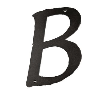 Pisla - domovní písmeno B, černé 