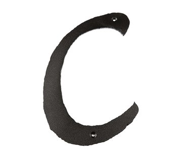 Pisla - domovní písmeno C, černé  