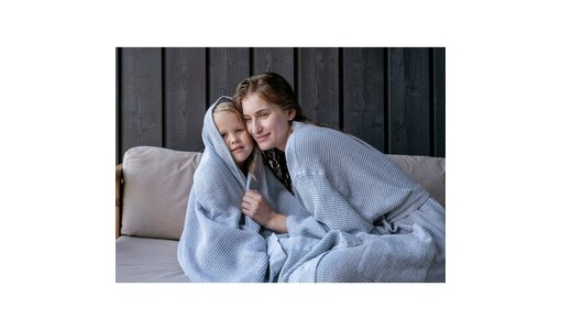 Textil Kenno šedo&bílý