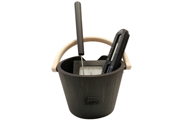 HUUM Základní sada do sauny, černá borovice