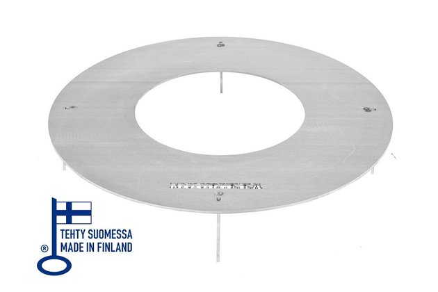 Muurikka grilovací deska s otvorem a s nožkami, Ø 60 cm