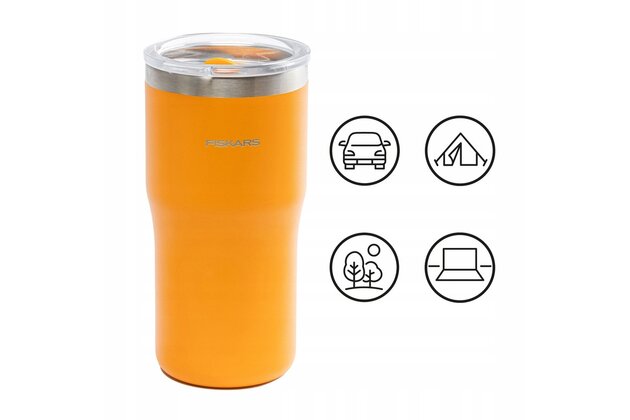 FISKARS Termohrnek On-The-Go 0,5 L, oranžový