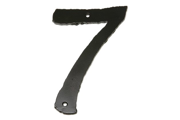 Pisla - domovní číslice 7, černá