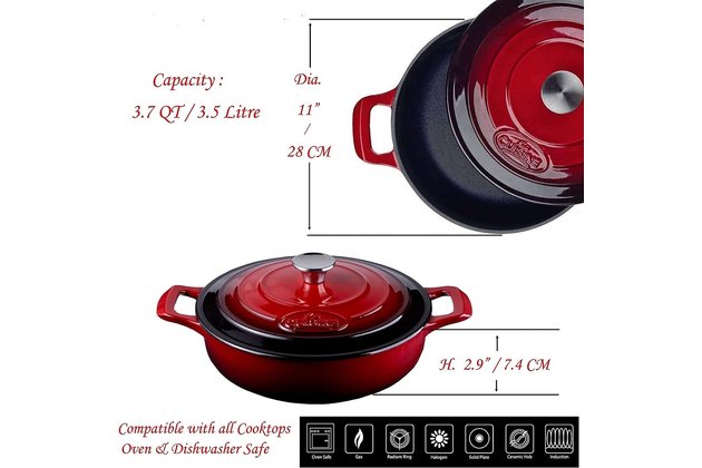 LA CUISINE Litinový hrnec, Ø28 cm